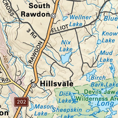 Backroad Mapbooks NSNS22 Sweets Corner - Nova Scotia Topo digital map