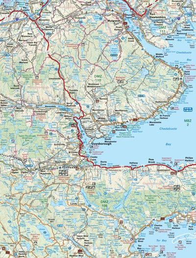 Backroad Mapbooks NSNS35 Guysborough - Nova Scotia Topo digital map