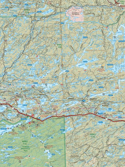 Backroad Mapbooks NWON13 Kawene - Northwestern Ontario Topo digital map