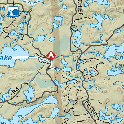 Backroad Mapbooks NWON13 Kawene - Northwestern Ontario Topo digital map