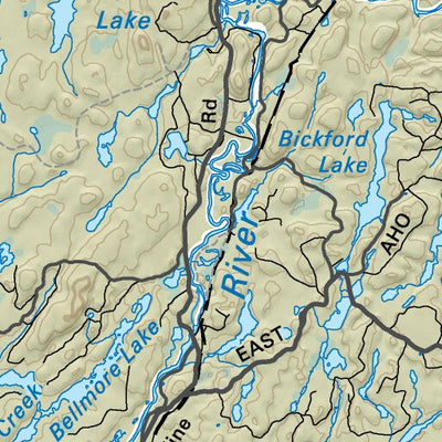 Backroad Mapbooks NWON13 Kawene - Northwestern Ontario Topo digital map