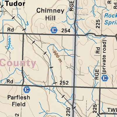 Backroad Mapbooks SOAB42 Strathmore - Southern Alberta Topo digital map