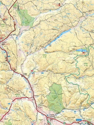 Backroad Mapbooks TOBC26 Cache Creek - Thompson Okanagan BC Topo Map bundle exclusive