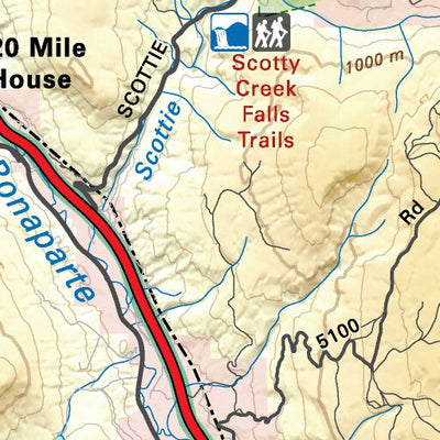 Backroad Mapbooks TOBC26 Cache Creek - Thompson Okanagan BC Topo Map bundle exclusive