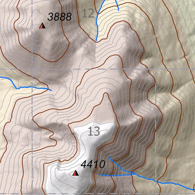 BarnwellGeospatial Cooper Landing, Northern Kenai Peninsula, Alaska digital map