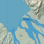BarnwellGeospatial Eastern Skilak Lake, Northern Kenai Peninsula, Alaska digital map