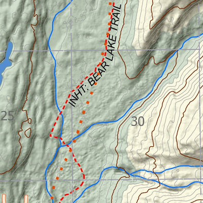 Godwin Glacier, Northern Kenai Peninsula, Alaska Map