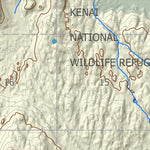 BarnwellGeospatial Russian Lake, Northern Kenai Peninsula, Alaska digital map