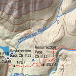 BarnwellGeospatial Swan Lake, Northern Kenai Peninsula, Alaska digital map