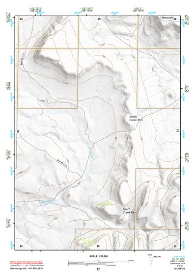 BaseImage Publishing 42106SE Shirley Basin Topo Bundle bundle