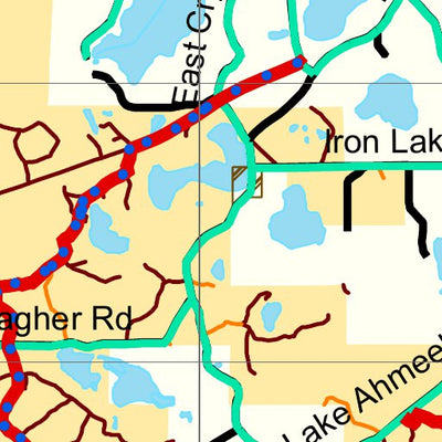 Bayfield County Land Records Bayfield County Forestry Access Management - Map 5 digital map