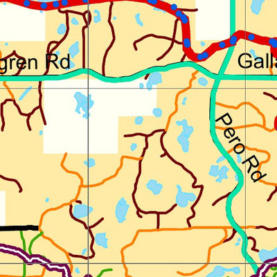 Bayfield County Land Records Bayfield County Forestry Access Management - Map 5 digital map