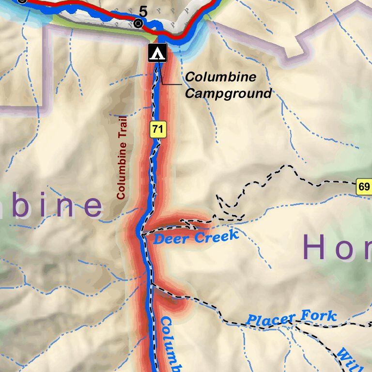 Red River, New Mexico Map by Bell Geographic Avenza Maps