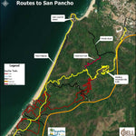 Bell Geographic Routes to San Pancho digital map