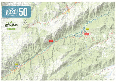 Bender Maps Ultra-Trail Kosciuszcko 50km 2022 digital map