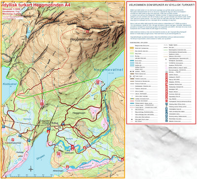 Berg Kartografi Heggmotinden Bodø Norway bundle exclusive