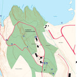 Bergen og Omland Friluftsråd Kart Herdla fort friluftslivsområde digital map