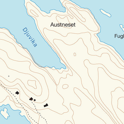 Bergen og Omland Friluftsråd Kvalvågnes friluftslivsområde digital map