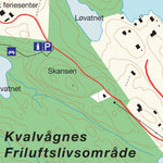 Bergen og Omland Friluftsråd Kvalvågnes friluftslivsområde digital map