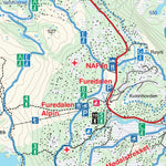 Bergen og Omland Friluftsråd Kvamskogen løypekart digital map