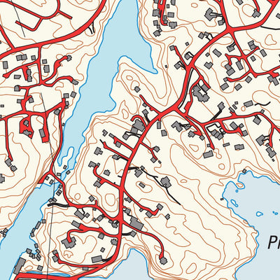 Bergen og Omland Friluftsråd Skageneset friluftslivsområde på Radøy digital map