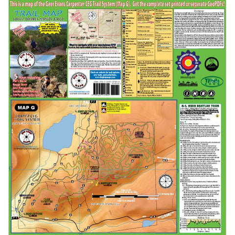 Big Loop Map Mountain Bike Trail Maps for Southwest Colorado, Cortez, Dolores ...