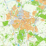 Blokplan Breda-Kaart digital map