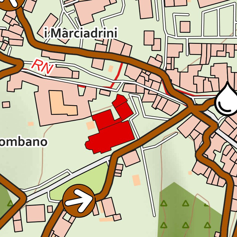Fanano centro Map by Boreal Mapping - Boreal Mapping Fanano Centro Digital Map 