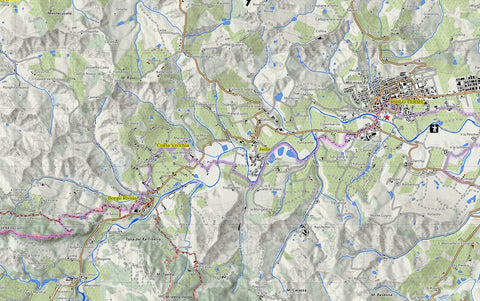 Boreal Mapping Trekking Linea Gotica - Mappa 5 - Retro digital map
