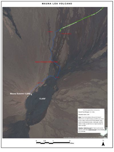 Brian Murray Mauna Loa Volcano digital map