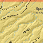 Bureau of Land Management - Colorado Bangs SRMA Overview Map digital map