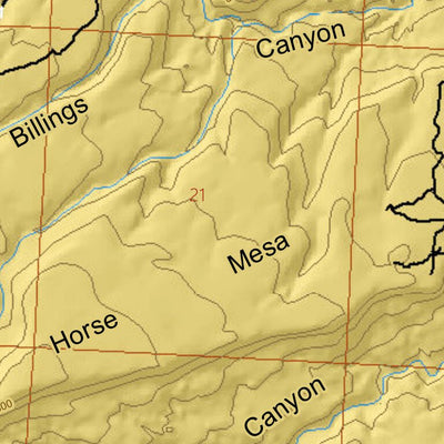Bureau of Land Management - Colorado Bangs SRMA: Third Flats/Windmill Road Area Map digital map