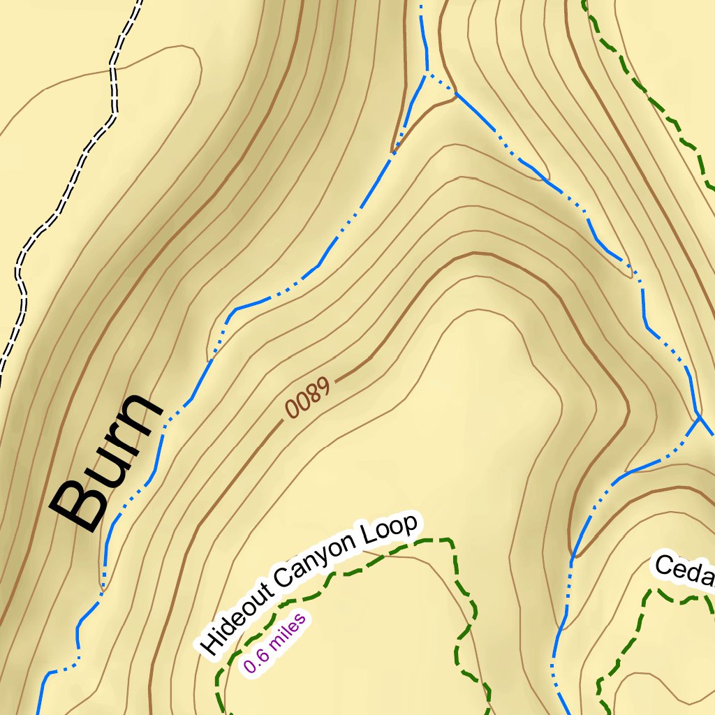 Burn Canyon Map by Bureau of Land Management - Colorado | Avenza Maps