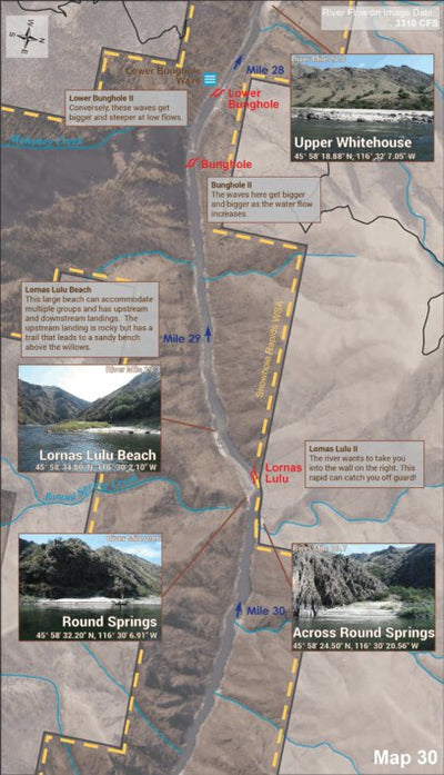 Bureau of Land Management - Idaho Lower Salmon River Map 30 digital map