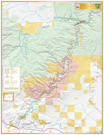 Bureau of Land Management - Oregon North Fork Crooked Wild and Scenic River digital map