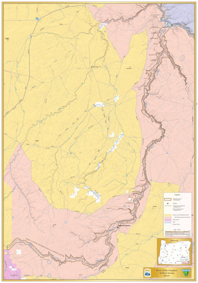 Bureau of Land Management - Oregon West Little Owyhee Wild and Scenic River digital map