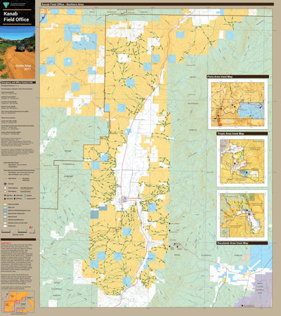 Bureau of Land Management - Utah BLM Utah Kanab Transportation and Recreation - North digital map