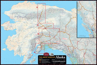 Butler Motorcycle Maps Alaska G1 Series bundle