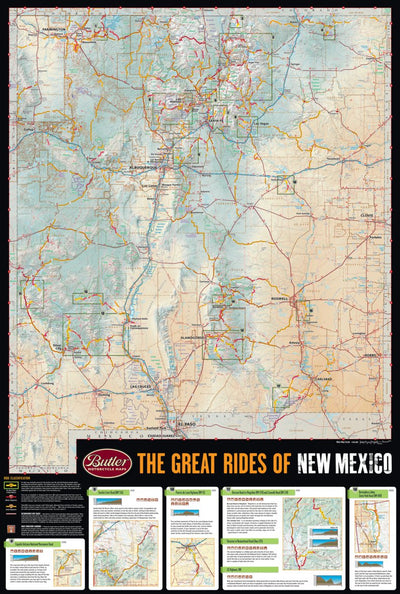 Butler Motorcycle Maps New Mexico G1 Series bundle