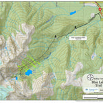 BV Backpackers Blue Lakes Trail Hiking Map digital map
