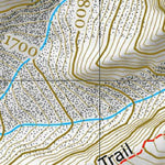 BV Backpackers Silvern Lakes Hiking Trail Map digital map