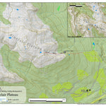 BV Backpackers Sinclair Plateau Hiking Trail Map digital map