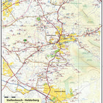 CABEX Maps Stellenbosch Wine Region, South Africa digital map