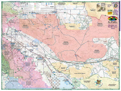 California Trail Users Coalition CTUC Palm Springs OHV Map digital map