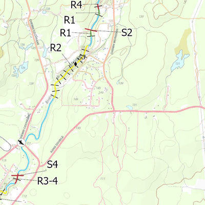 Canot Kayak Québec Achigan #1 digital map