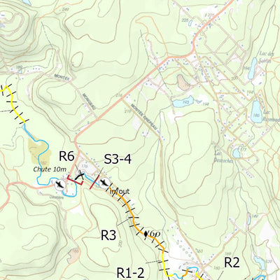 Canot Kayak Québec Achigan #1 digital map