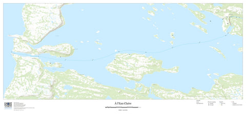 Canot Kayak Québec Al Eau Claire #3 digital map