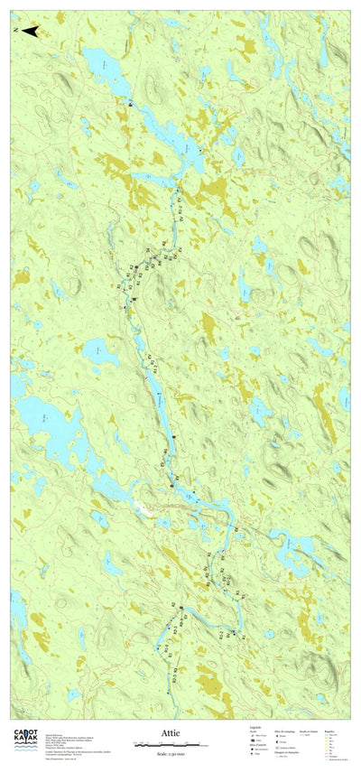 Canot Kayak Québec Attic #1 digital map