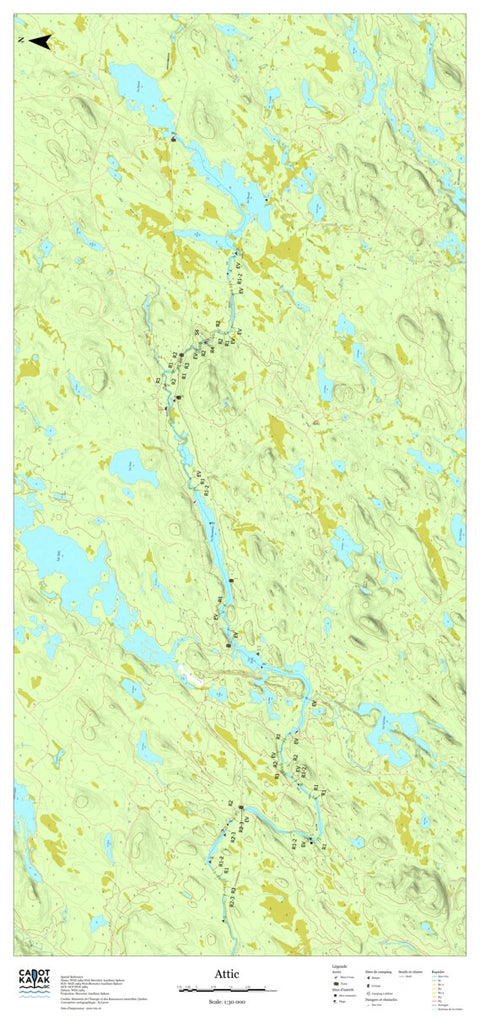 Canot Kayak Québec Attic #1 digital map
