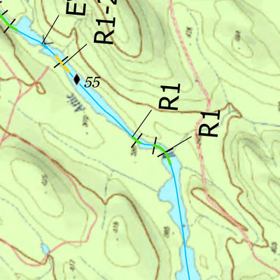 Canot Kayak Québec Attic #1 digital map